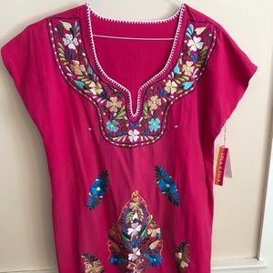 LOLA y TULA embroidered dress.